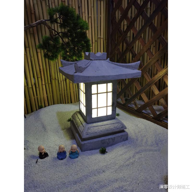 别墅自带的院子,如何打造出高雅感?日式庭院里的枯山水值得参考