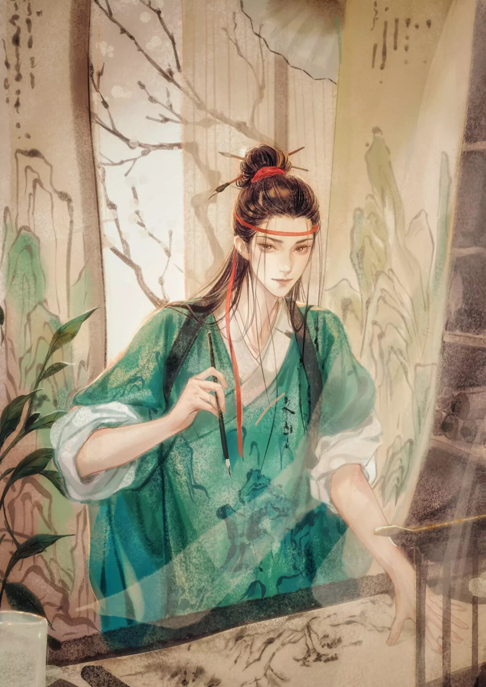 |四位纯爱作中穿绿衣的角色，两位使我深夜哭泣，两位使我笑出腹肌