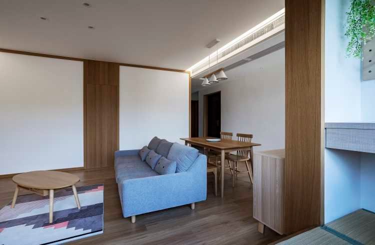 设计师|日式原木风的新家装修，用设计弥补户型的缺陷，打破结构的限制