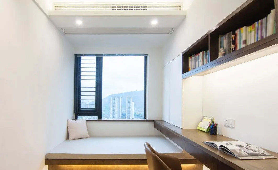 128㎡三室大白墙，也耐看舒适