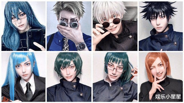 咒术回战|一人cos整部《咒术回战》,乙骨气质精准把握,七海神还原!