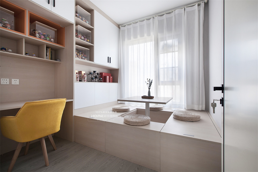 欢乐佳园装饰别墅大宅|117平三室，精致简约生活