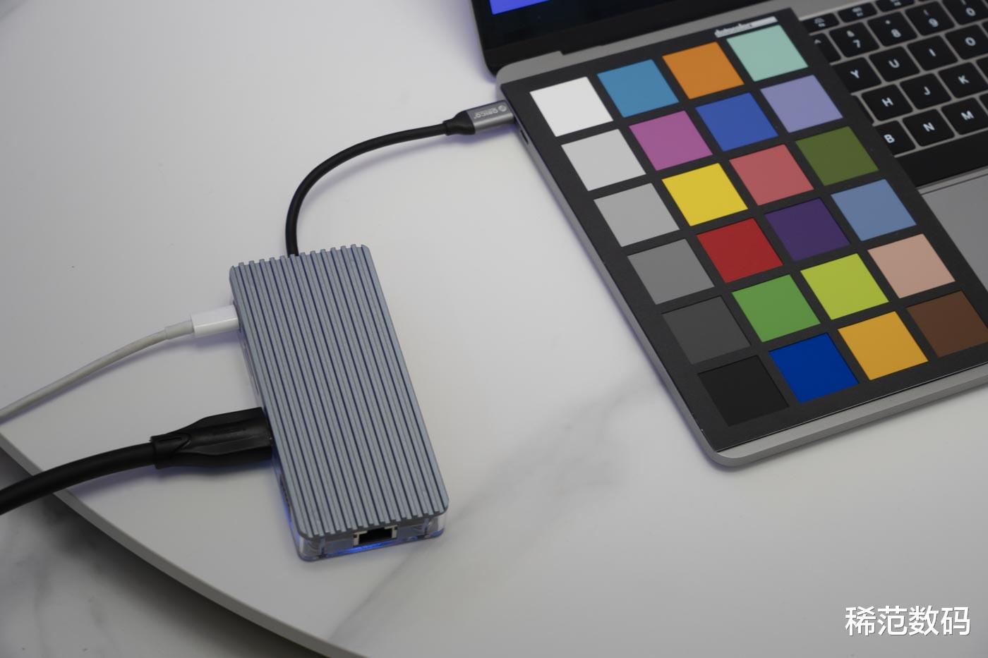 type-c|ORICO Type-C 11口扩展坞评测：手机电脑都能用，功能扩展必备神器