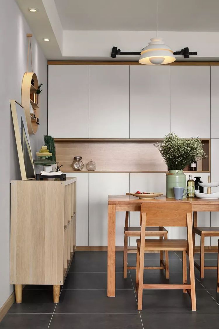 146平的原木简约风大宅,灰、木、白的搭配好文艺