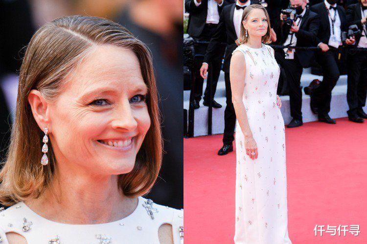 仟与仟寻|戛纳影展红毯点评：老戏骨霸场，白发做配饰搭礼服，越老越有味道