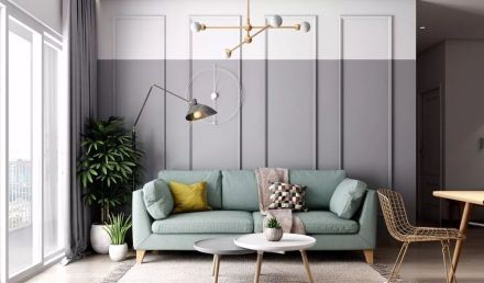 125平简约风三居室,厨房和小客厅中间以一个简单的小餐厅隔断