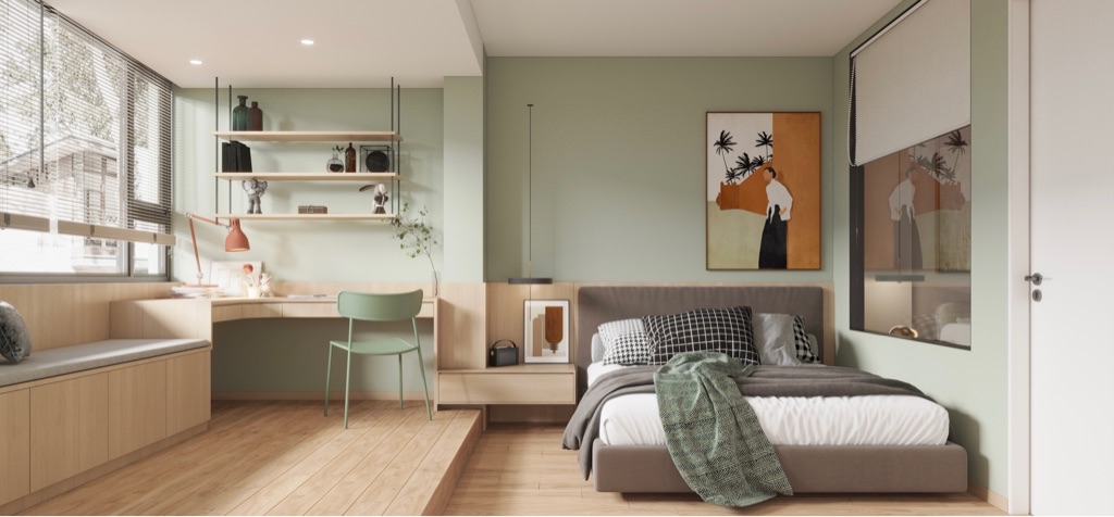 惠泽设计|60㎡两居空间巧布局,功能强大现代时尚,住下3代4口不拥挤,佩服!