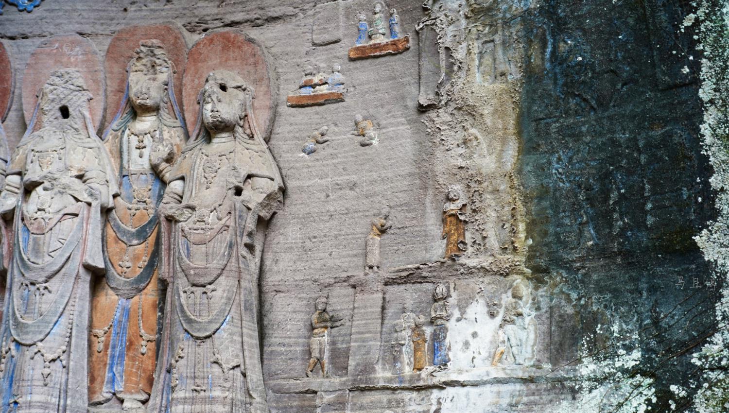 奶球妈咪聊|南方少见的男飞天,就藏在四川这个免费的景点内,价值很高游客很少