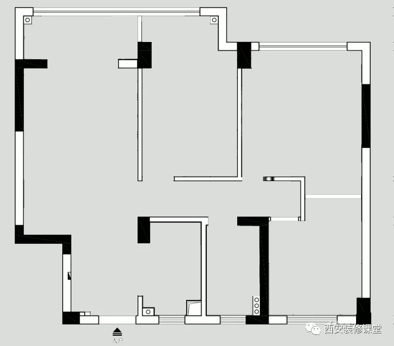 95㎡三室刚需，舍得投入也能有豪宅既视感