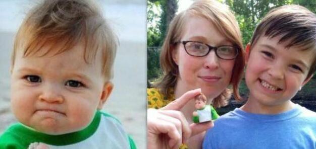 表情包|当年火遍网络的“表情包”们长大了，恶搞小胖已当爹，她变化超大