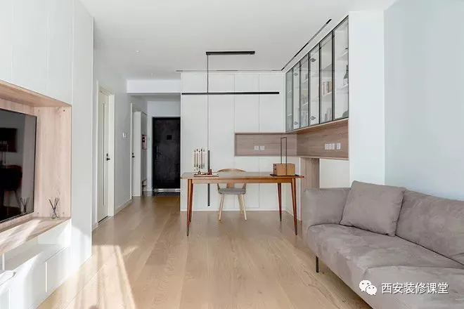 65㎡一室阳光户型,一人坐拥大客厅