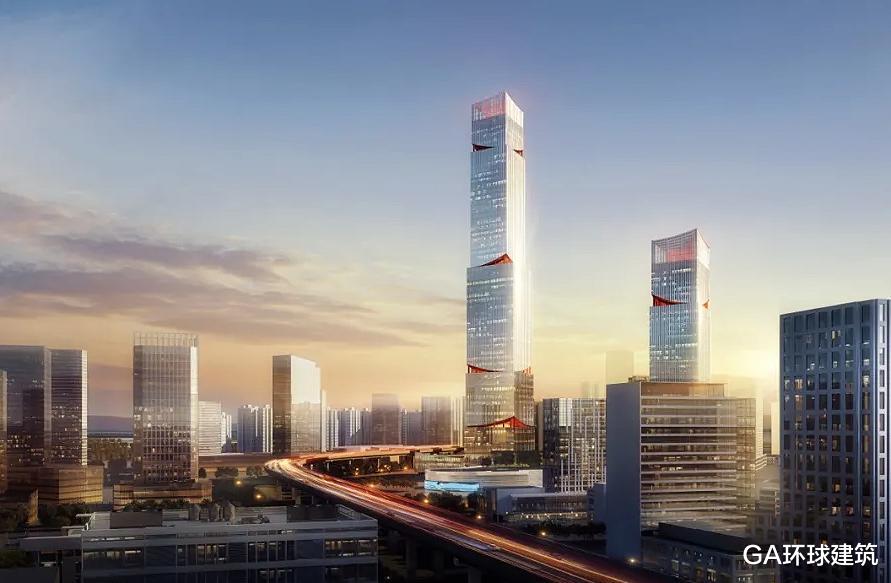 小贤看的体育 江西第一高楼——万达赣州之星，传统与当代并置