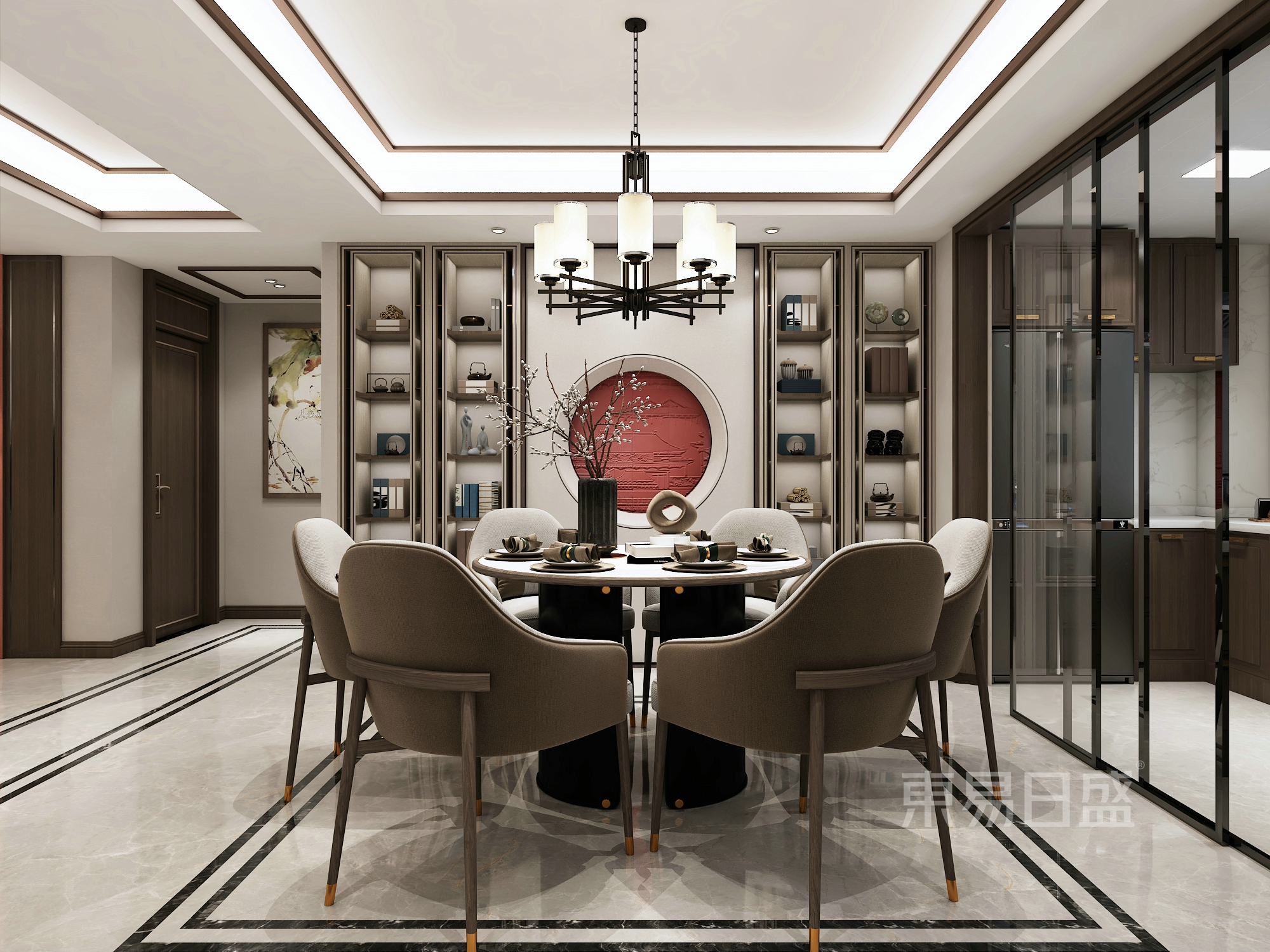 300㎡新中式跃层,优雅有格调,看了爱不释手