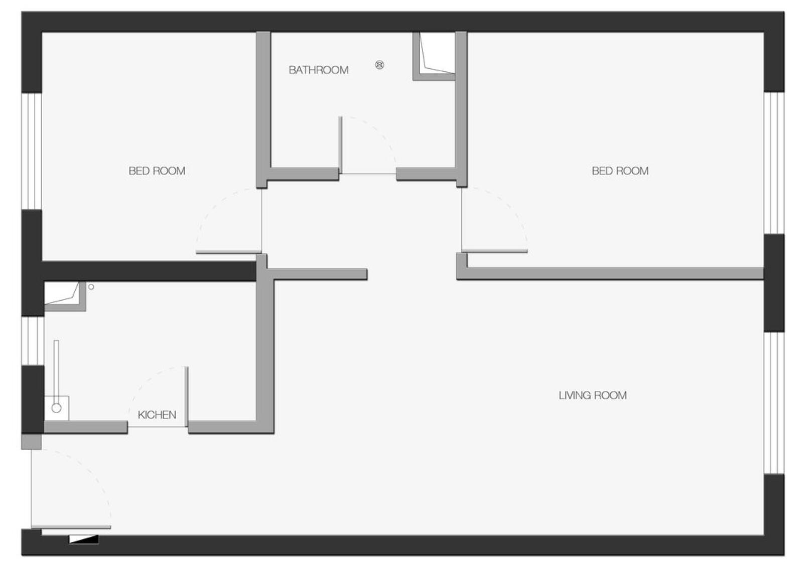 高级感果然和新房大小无关，她58㎡小家，一进门就很有品味