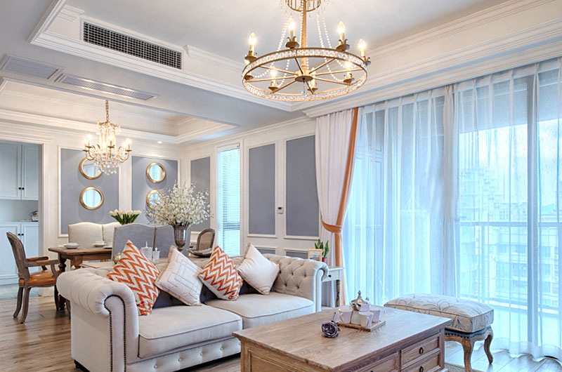 |小舅子帮忙装修的新房,30万就拿下了,看到客厅就值这个价