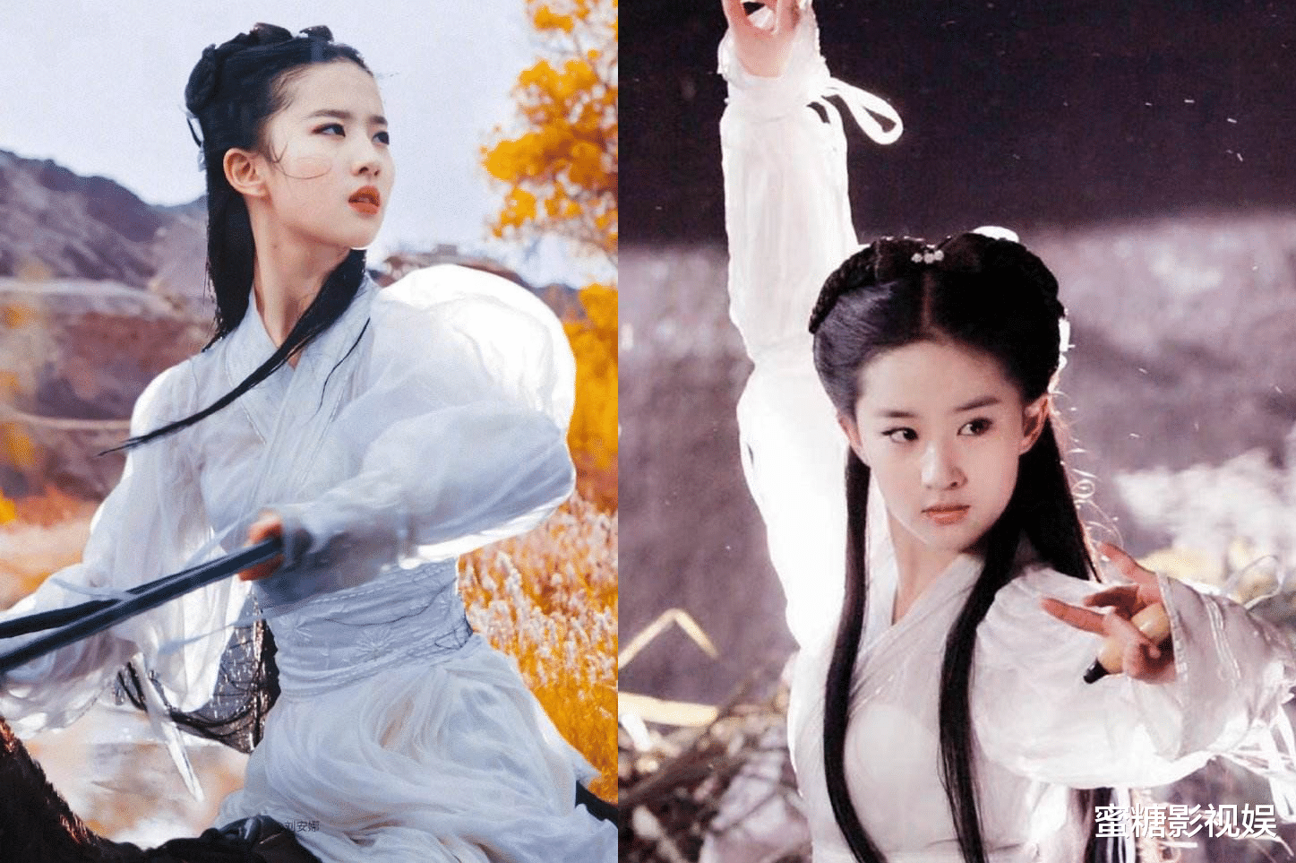 刘亦菲|绝了，刘亦菲更新vlog的热度，输给了3个古装角色，金庸都夸她美