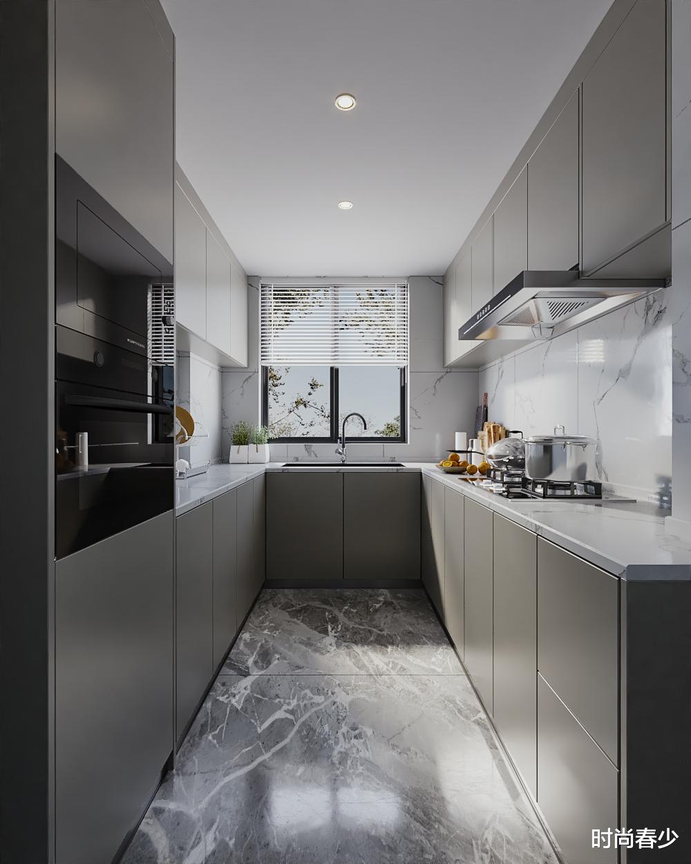 现代简约四口之家,设计上兼顾不同年龄段的需求