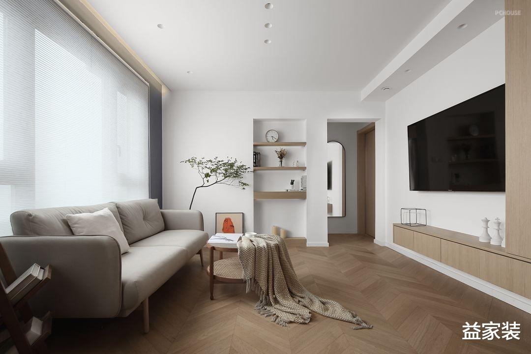 用木元素渲染空间，舒适又有设计感，打造空间感极强的家