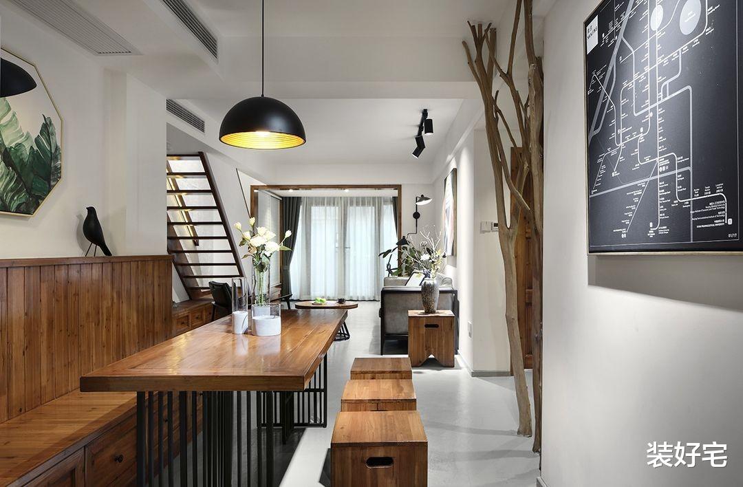 设计师|大量原木材质打造的小复式,满足功能性的同时,力求简洁明快