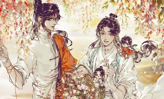 花怜|《天官赐福》花怜超轻粘土，是灰灰画的贺图，可以当官方手办了！