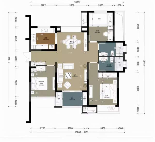 120㎡美式大气优雅,华丽浪漫,值得推荐!