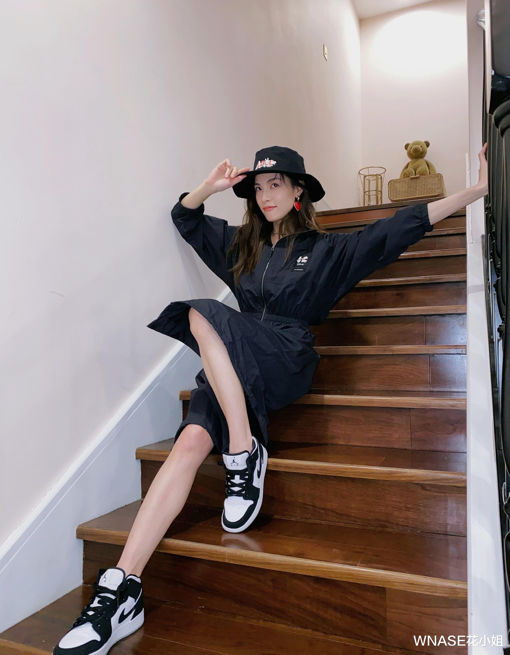 WNASE花小姐 钟楚曦的时髦运动风真抢眼！简单运动装凹得又A又好看，超会穿