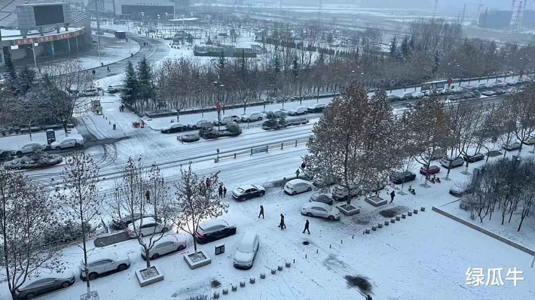 居家第一天,城市下雪了,可以安心在家