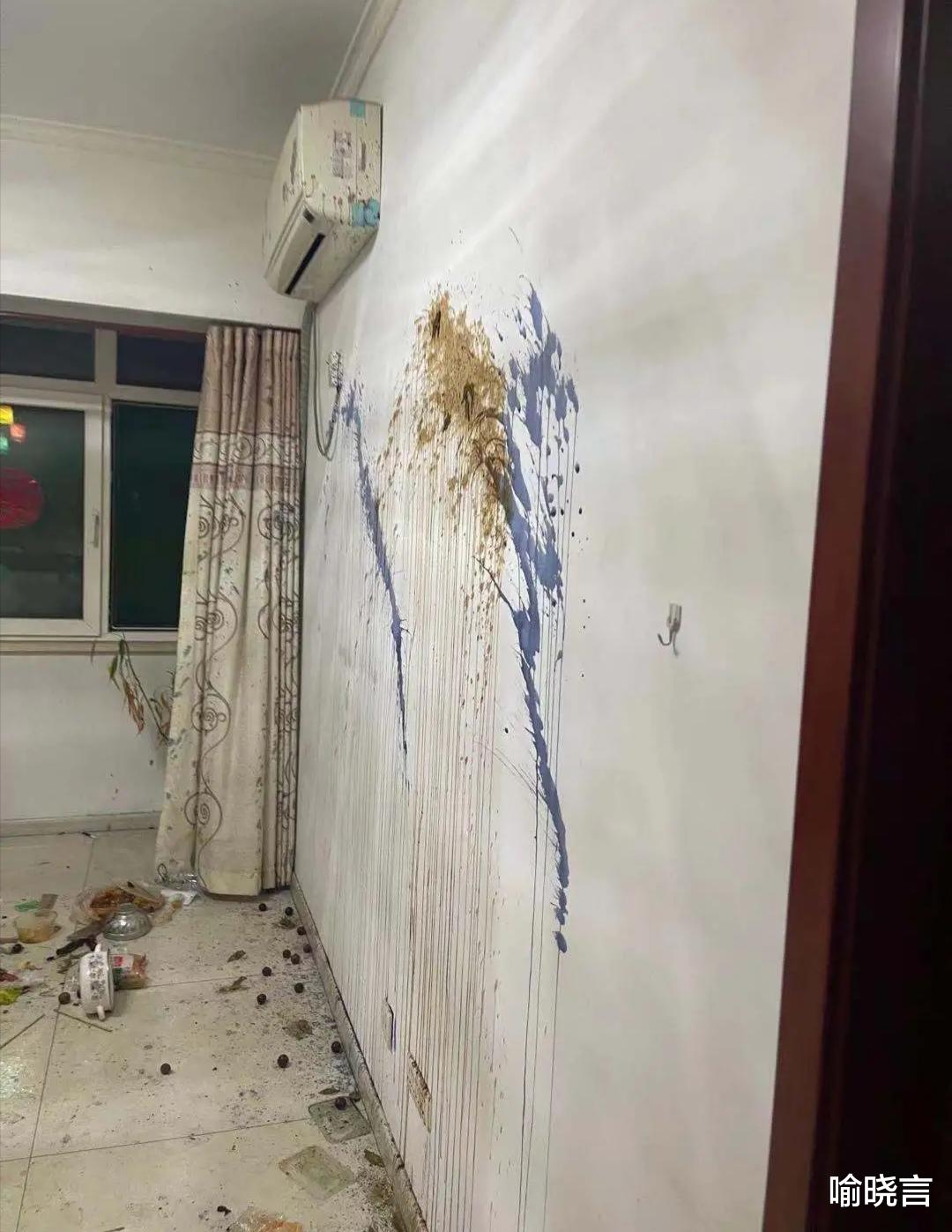 押金|租客退租后，满屋“死”字，床上被泼粪便，现场图片，惨不忍睹
