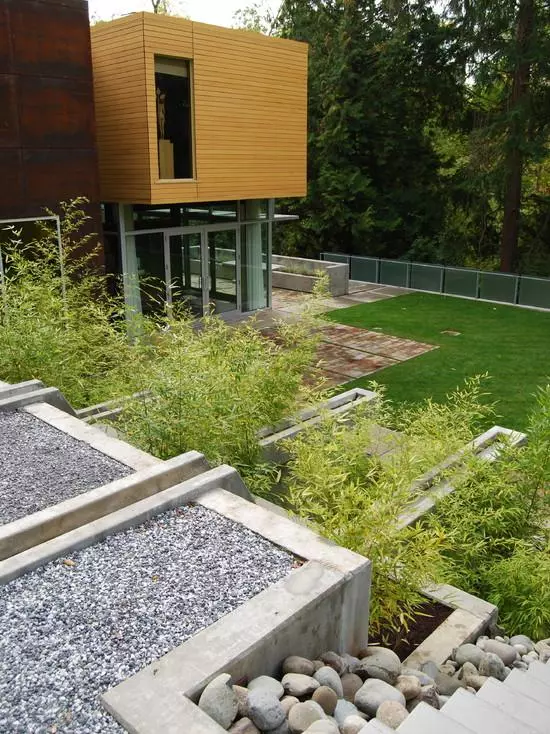 花园挡土墙,这样做太美了。