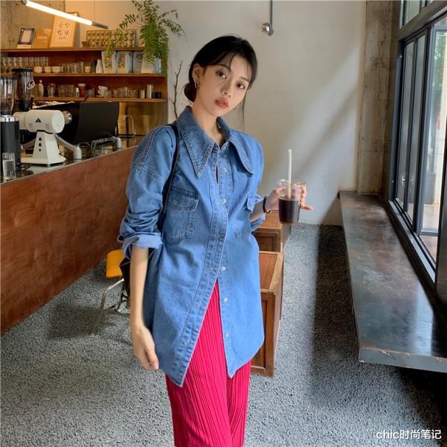 chic时尚笔记 牛仔外套叠叠乐，几十种叠穿花样，包你从深冬腊月穿到明年春天