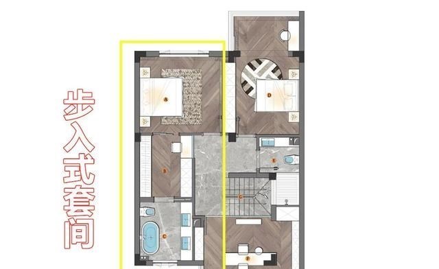 |卧室+衣帽间+卫生间，4种方案将功能区整合，实现户型的最优布局