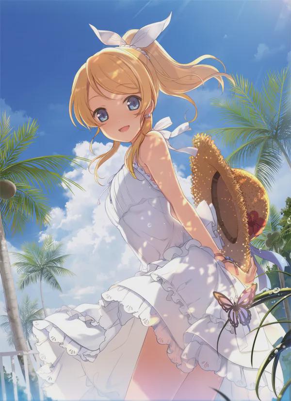 画师|动漫美图：《LoveLive! 》绚濑绘里