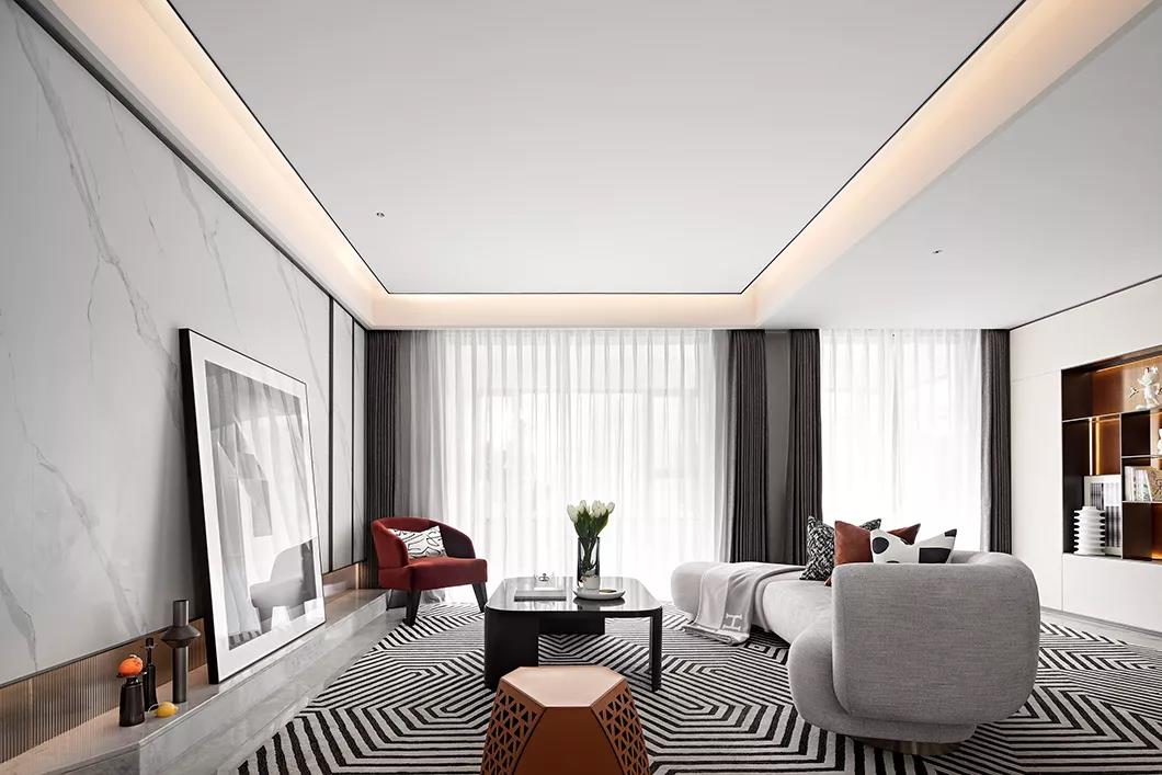 |136㎡精装房软装，时尚个性，简约美！