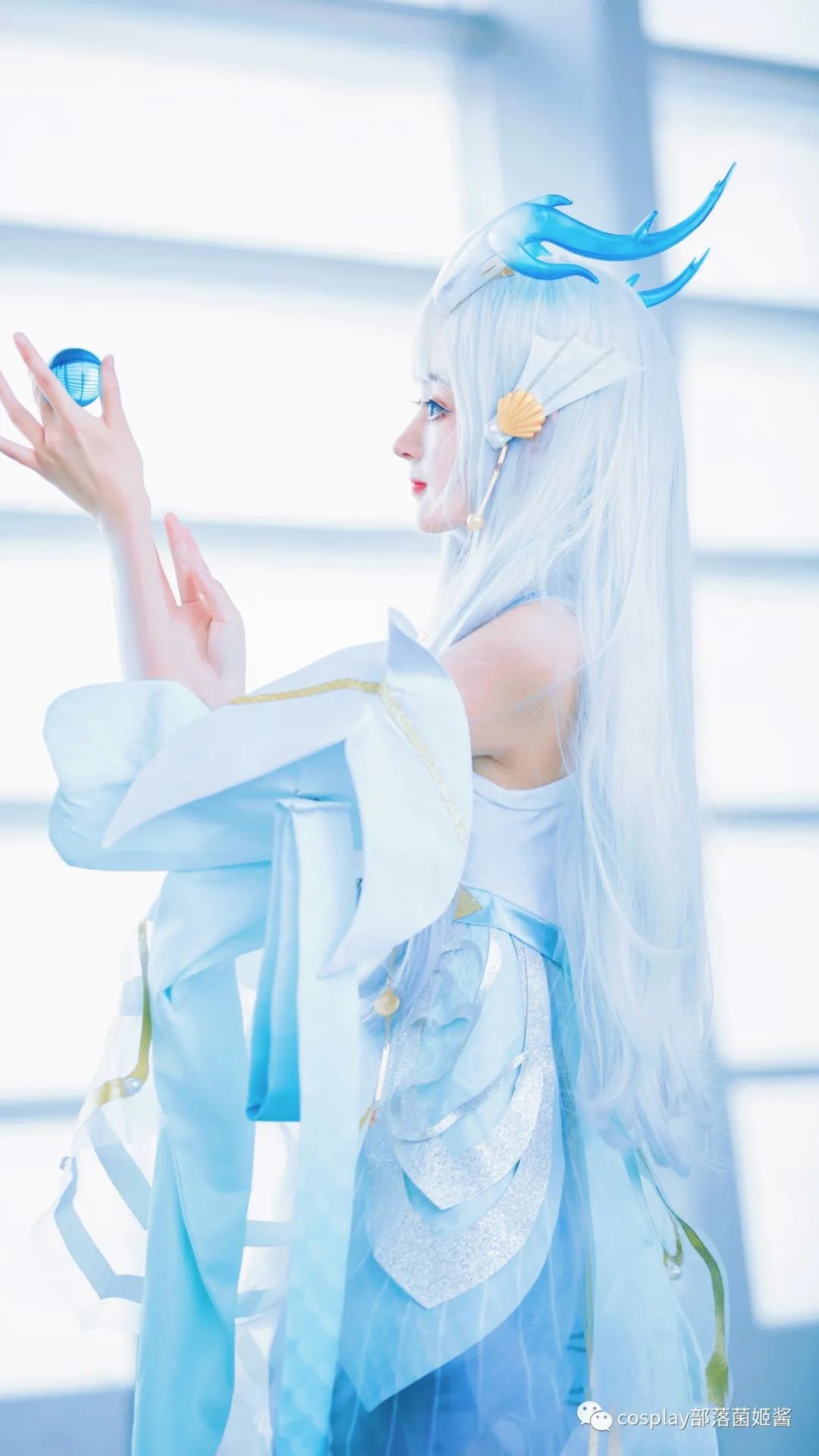 |cos：王者荣耀西施游龙清影cos正片@鹿卉