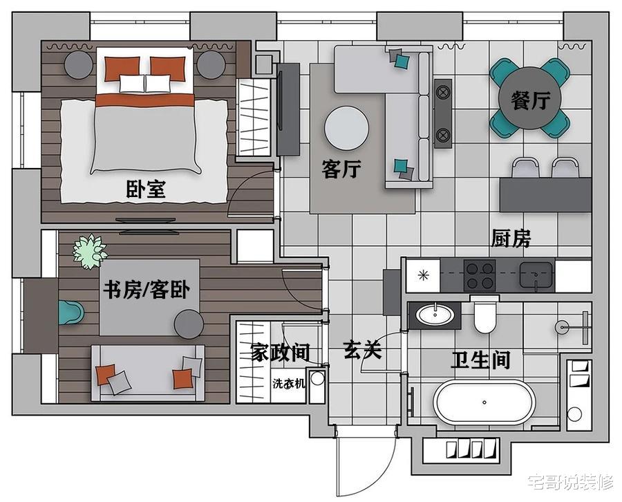 发现一个43岁姐姐的家，那叫一个轻奢大气，高级感十足，羡慕极了