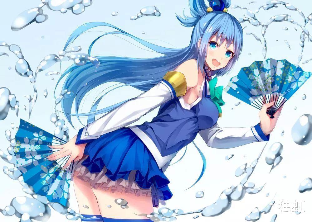|动漫里的蓝发少女，如果真爱有颜色，那么肯定是蓝色！