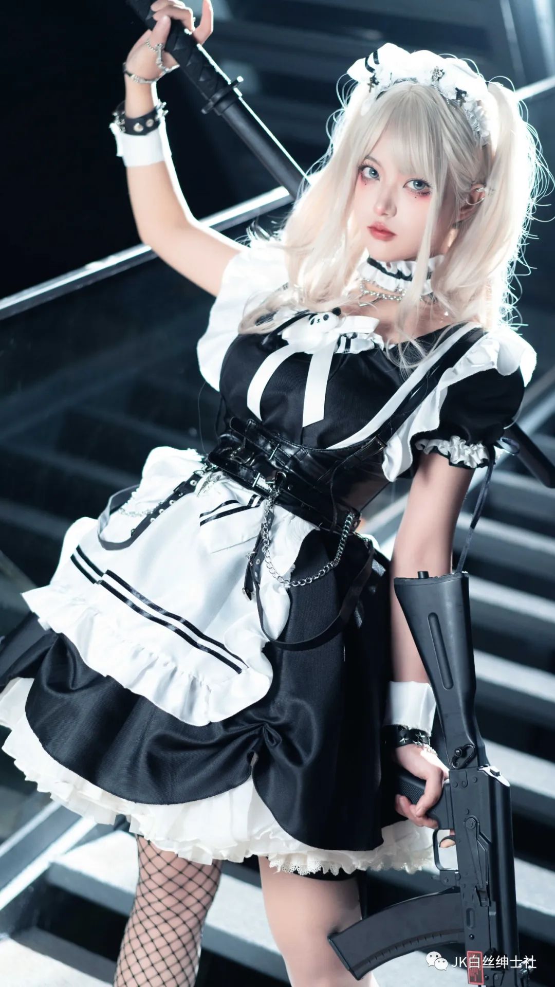 万圣节|cos：万圣节自设战斗女仆cos正片@清酒夜游