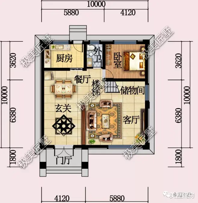 宅基地|经典大气欧式别墅，造价经济，小宅基地的福利来了！