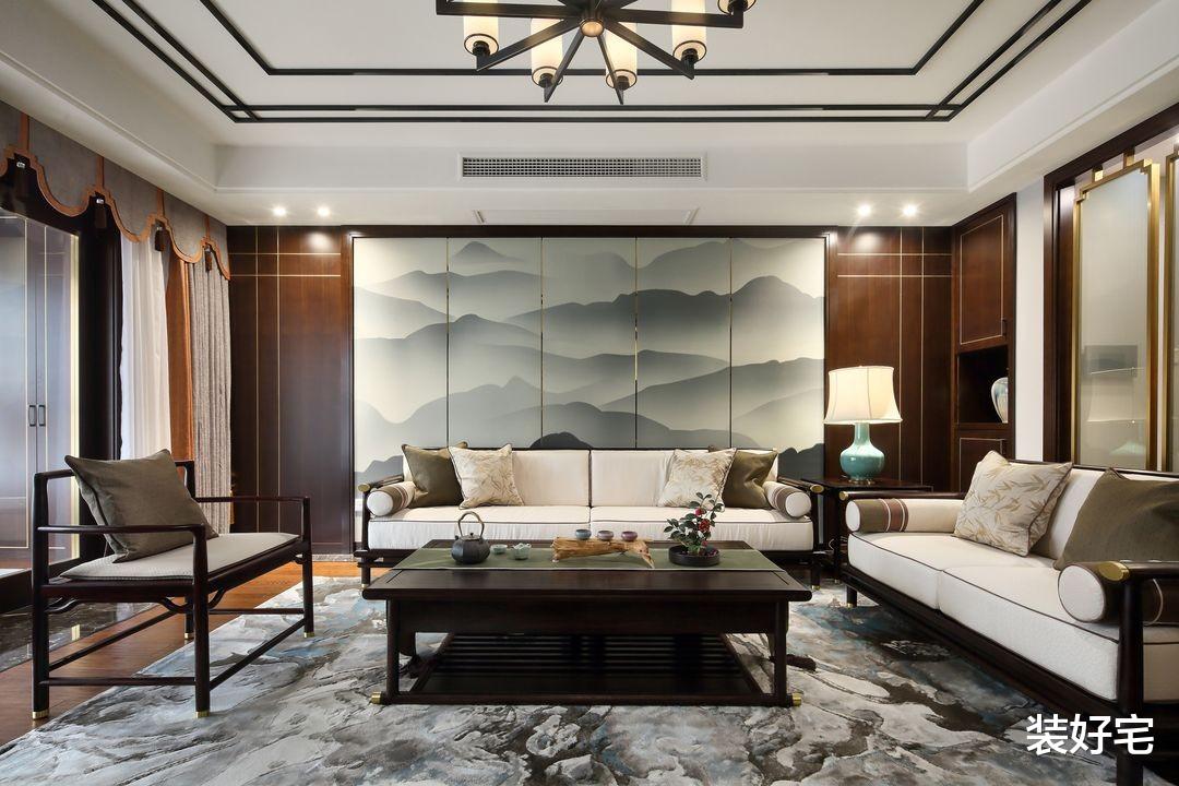 装好宅|177平的中式设计，营造舒适惬意的诗意家园，满足日常生活