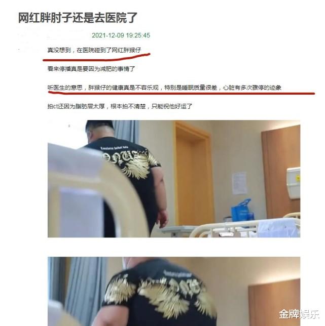 心脏 网红胖猴仔被曝入院治疗！医生称他的心脏有骤停的迹象