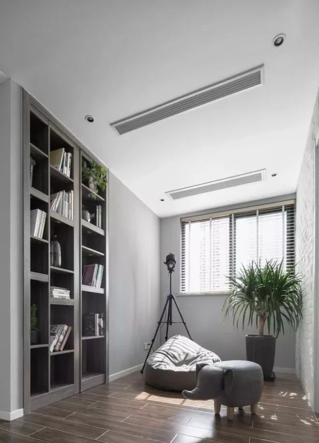 120㎡现代简约装修,高级灰+文化墙打造真正有格调的家居