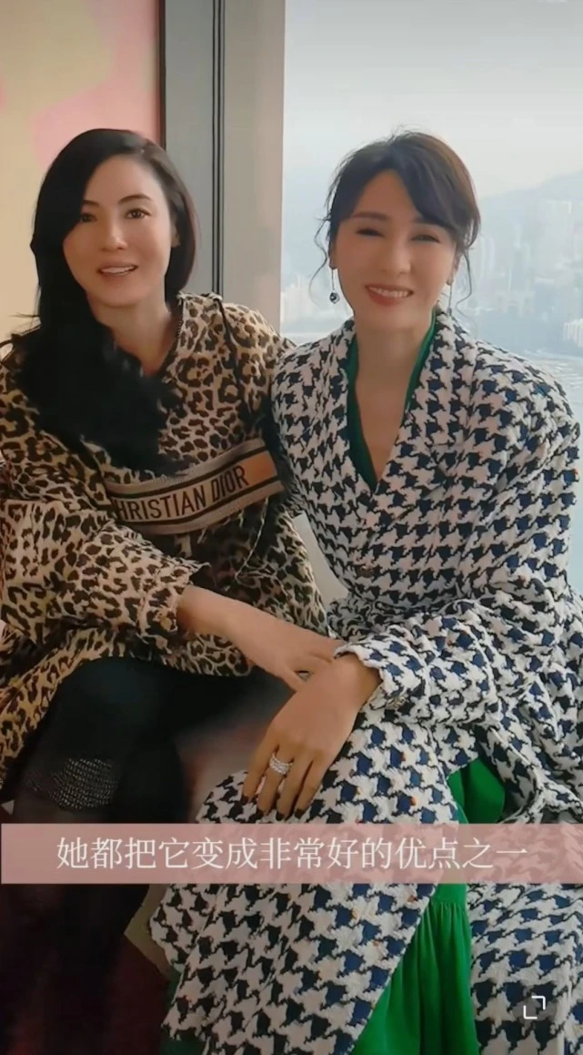 张柏芝|神颜张柏芝罕见翻车！穿豹纹装跟阔太黎姿世纪同框，脸肿一圈显老
