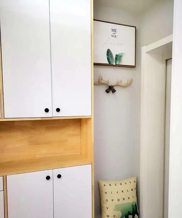 吴珍慧宝妈|晒晒新装修的小窝，43㎡直门独，客厅巴掌大，却被闺蜜夸成豪宅！