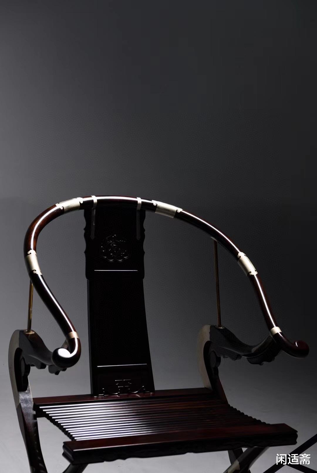 玩偶|典藏器型,螭龙纹交椅,黄花梨家具