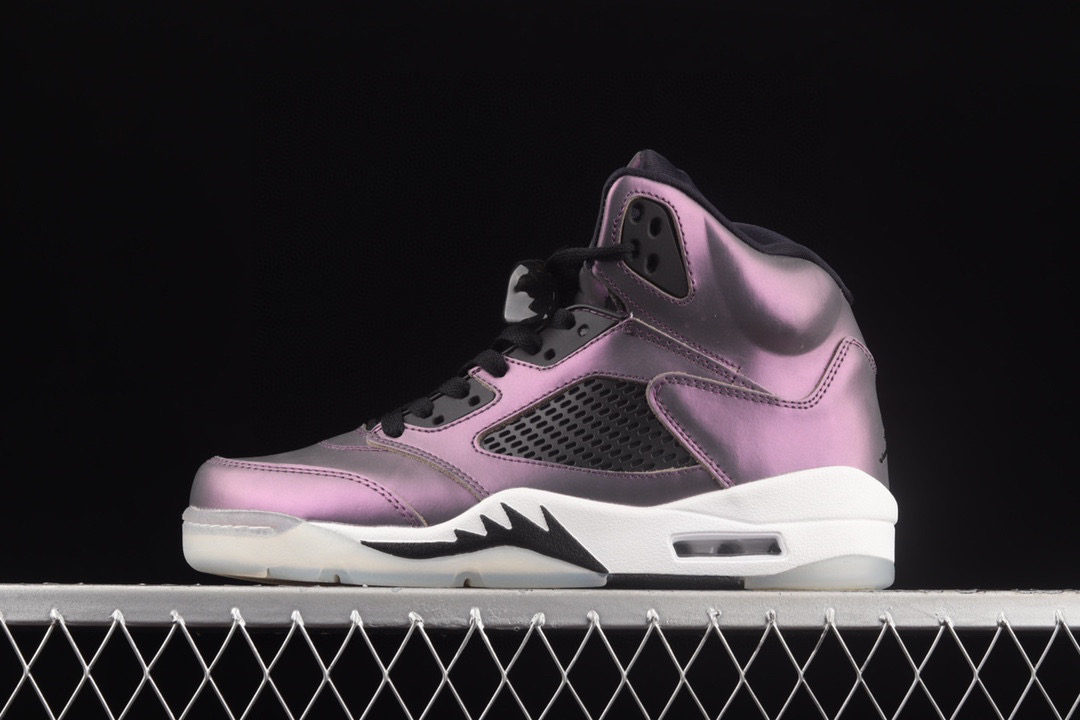 莆田鞋匠 Air Jordan 5 WMNS “Oil Grey”夜店 午夜蓝