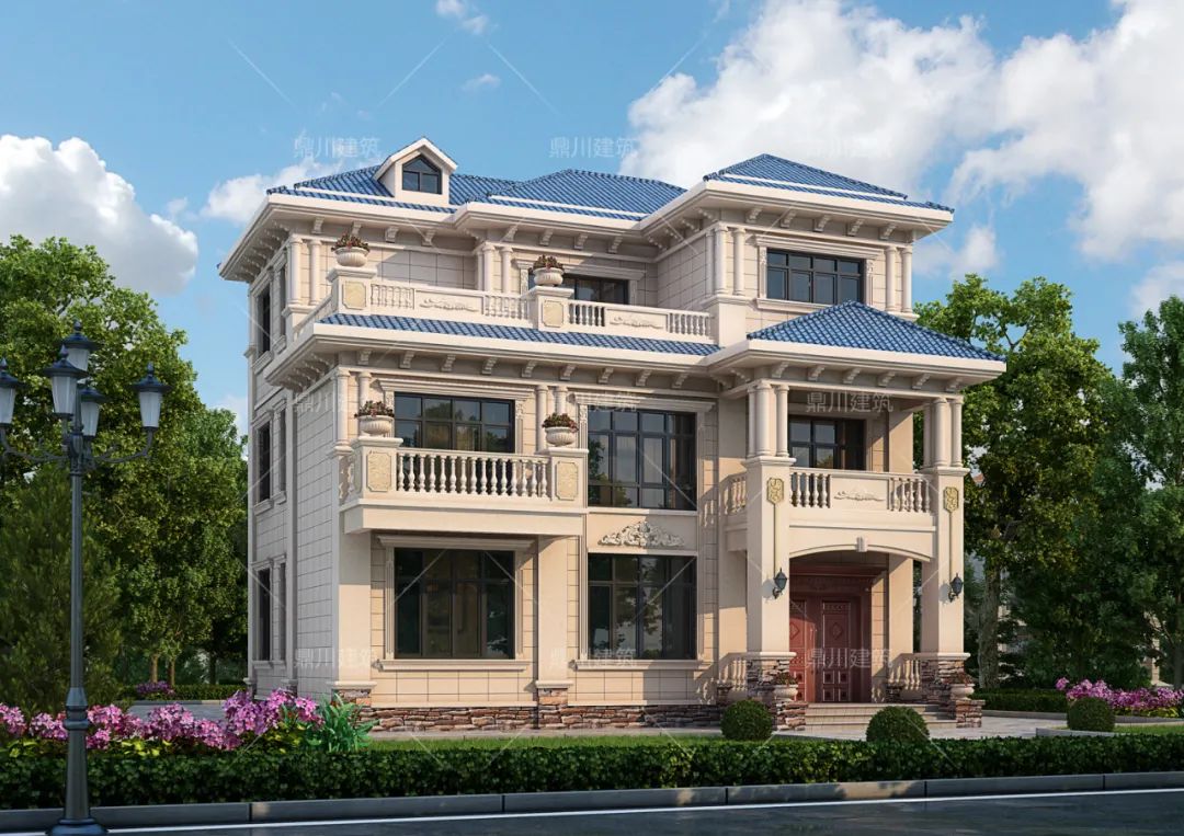 7款简约大气设计乡村别墅，户型经典，施工简单适合农村建造