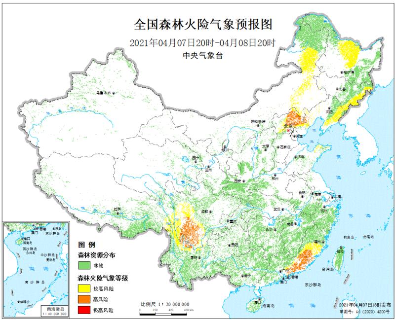 羊城派 4月全国多地林区森林火灾风险高，华南旱情或将发展