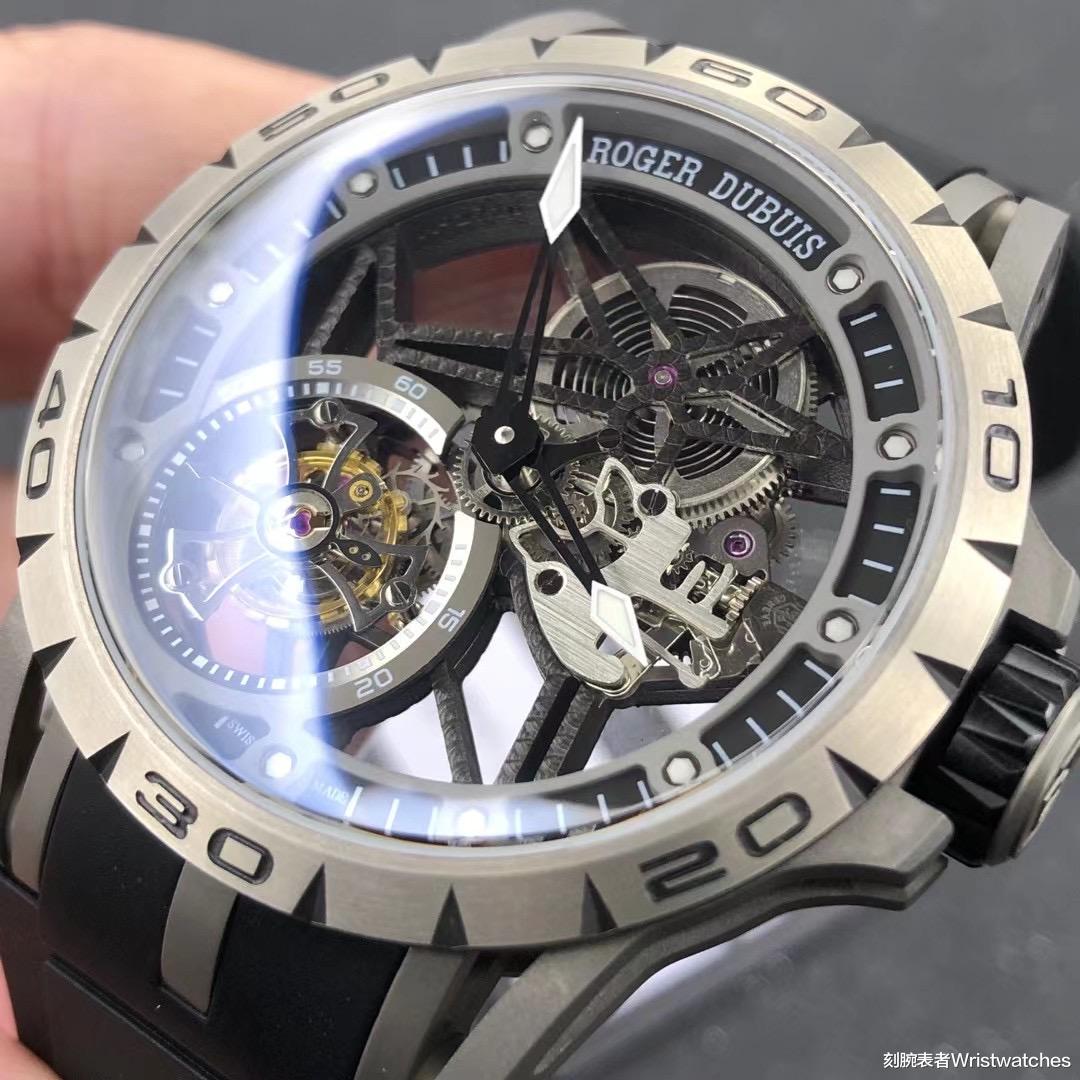 刻腕表者Wristwatches|BBR厂罗杰杜彼王者系列0545钛合金陀飞轮复刻表测评！