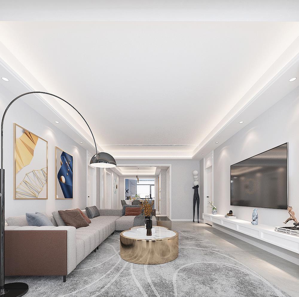 新帝雅|越来越多的人喜欢现代风装修，看了她家之后，我也爱上了，很舒适