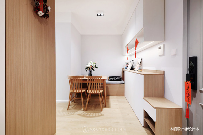 舒心|原木x纯白丨93平简净木质舒心宅